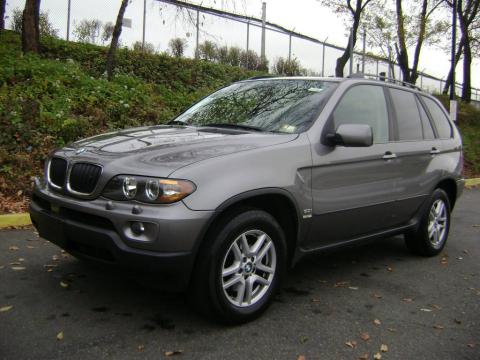 Sterling Grey Metallic BMW X5 3.0i.  Click to enlarge.