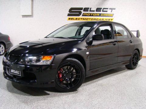 Tarmac Black Mitsubishi Lancer Evolution IX.  Click to enlarge.