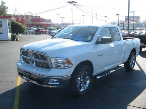 Stone White Dodge Ram 1500 Big Horn Quad Cab.  Click to enlarge.