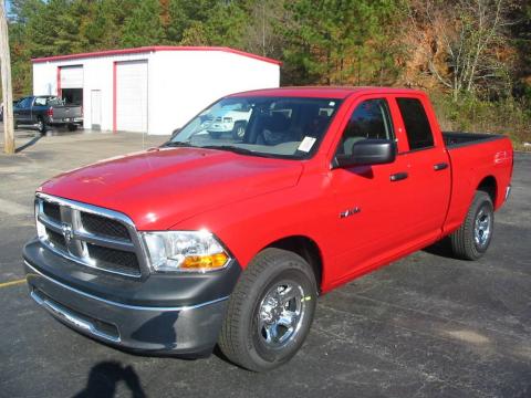 Flame Red Dodge Ram 1500 ST Quad Cab.  Click to enlarge.