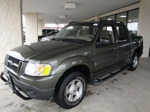 Estate Green Metallic Ford Explorer Sport Trac XLT 4x4.  Click to enlarge.