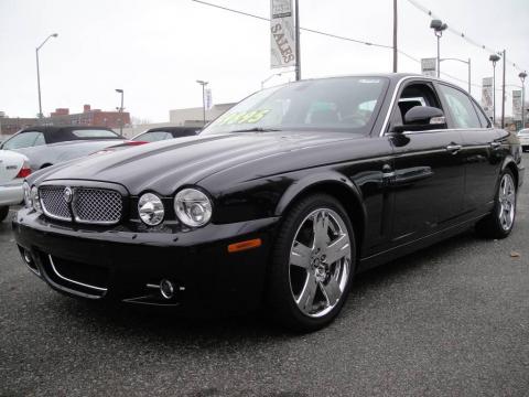 Ebony Black Jaguar XJ XJ8.  Click to enlarge.
