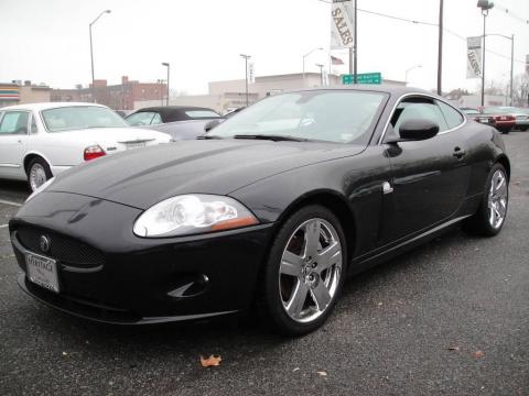 Ebony Black Jaguar XK XK8 Coupe.  Click to enlarge.