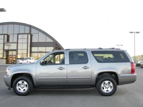 Greystone Metallic Chevrolet Suburban LT 4x4.  Click to enlarge.