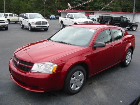 Inferno Red Crystal Pearl Dodge Avenger SXT.  Click to enlarge.