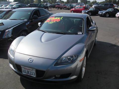 Titanium Gray Metallic Mazda RX-8 Grand Touring.  Click to enlarge.