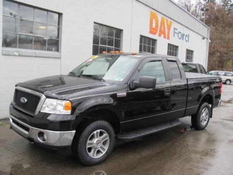 Black Ford F150 XLT SuperCab 4x4.  Click to enlarge.