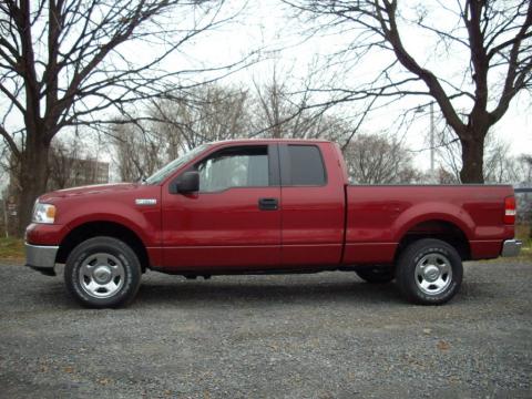 Redfire Metallic Ford F150 XLT SuperCab 4x4.  Click to enlarge.