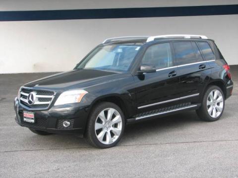Black Mercedes-Benz GLK 350 4Matic.  Click to enlarge.