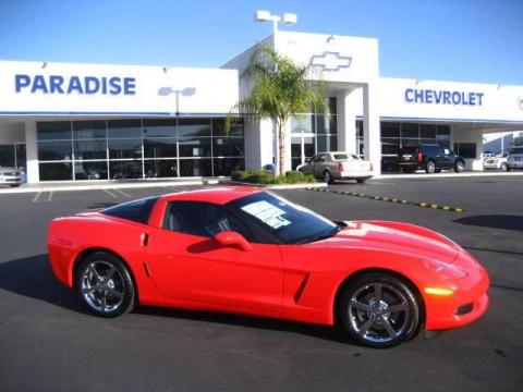 Torch Red Chevrolet Corvette Coupe.  Click to enlarge.