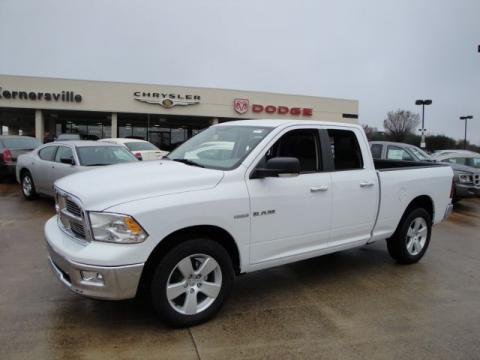 Stone White Dodge Ram 1500 Big Horn Quad Cab.  Click to enlarge.