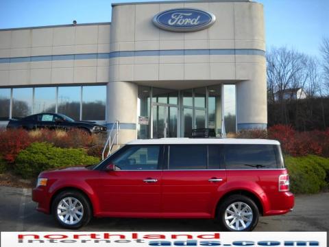 Red Candy Metallic Ford Flex SEL AWD.  Click to enlarge.