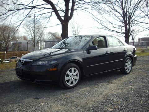 Onyx Black Mazda MAZDA6 i Sedan.  Click to enlarge.
