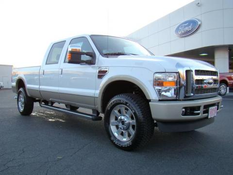 Oxford White Ford F350 Super Duty King Ranch Crew Cab 4x4.  Click to enlarge.