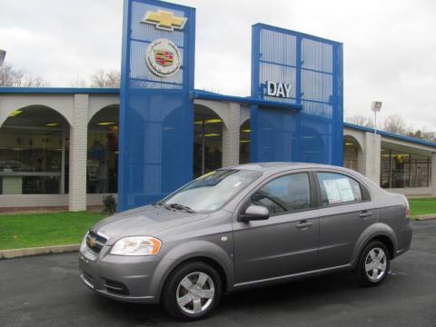 Medium Gray Chevrolet Aveo LS Sedan.  Click to enlarge.
