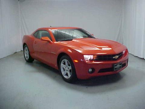 Inferno Orange Metallic Chevrolet Camaro LT Coupe.  Click to enlarge.