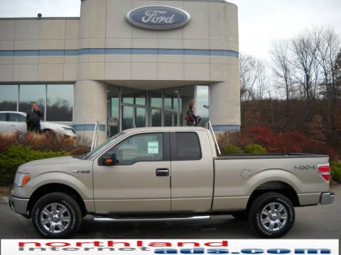 Pueblo Gold Metallic Ford F150 XLT SuperCab 4x4.  Click to enlarge.