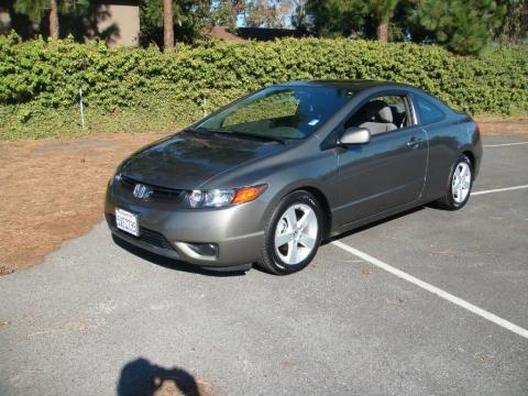 Galaxy Gray Metallic Honda Civic EX Coupe.  Click to enlarge.