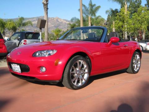 True Red Mazda MX-5 Miata 3rd Generation Limited Roadster.  Click to enlarge.