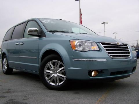 Clearwater Blue Pearl Chrysler Town & Country Limited.  Click to enlarge.