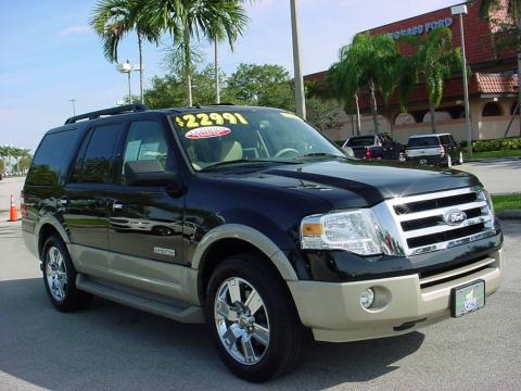 Black Ford Expedition Eddie Bauer.  Click to enlarge.