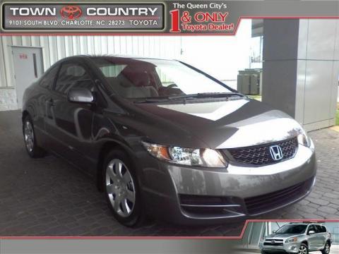 Polished Metal Metallic Honda Civic LX Coupe.  Click to enlarge.