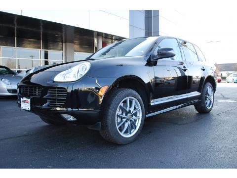Black Porsche Cayenne S Titanium.  Click to enlarge.