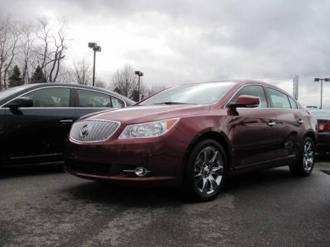 Red Jewel Tintcoat Buick LaCrosse CXL AWD.  Click to enlarge.