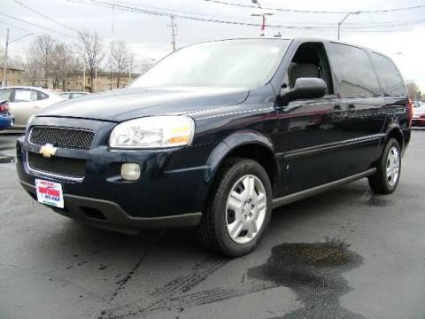 Dark Blue Metallic Chevrolet Uplander LS.  Click to enlarge.