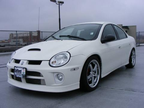 Stone White Dodge Neon SRT-4.  Click to enlarge.