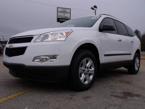 Summit White Chevrolet Traverse LS.  Click to enlarge.