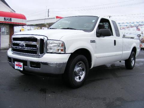 Oxford White Ford F250 Super Duty XL SuperCab.  Click to enlarge.