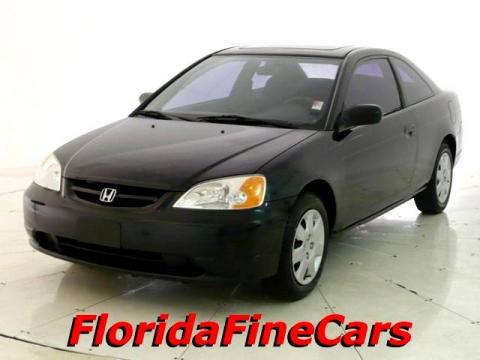 Nighthawk Black Pearl Honda Civic EX Coupe.  Click to enlarge.