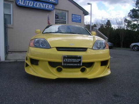 Sunburst Yellow Hyundai Tiburon GT Special Edition.  Click to enlarge.