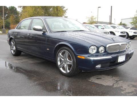 Indigo Blue Metallic Jaguar XJ XJ8 L.  Click to enlarge.