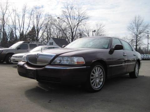 Autumn Red Metallic Lincoln Town Car Executive.  Click to enlarge.