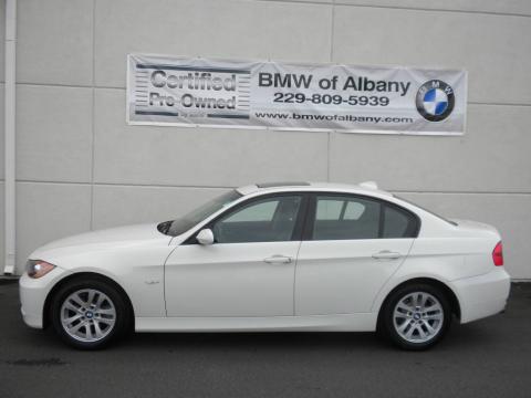 Alpine White BMW 3 Series 328i Sedan.  Click to enlarge.