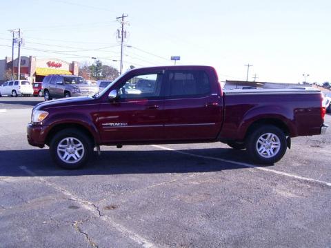 Salsa Red Pearl Toyota Tundra SR5 Double Cab.  Click to enlarge.