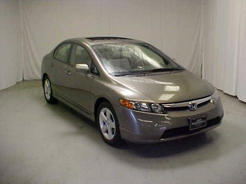 Galaxy Gray Metallic Honda Civic EX Sedan.  Click to enlarge.