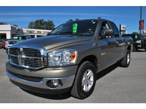 Light Khaki Metallic Dodge Ram 1500 Big Horn Edition Quad Cab.  Click to enlarge.