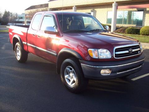 Sunfire Red Pearl Toyota Tundra SR5 TRD Extended Cab 4x4.  Click to enlarge.