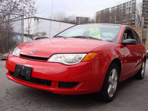 Chili Pepper Red Saturn ION 2 Quad Coupe.  Click to enlarge.