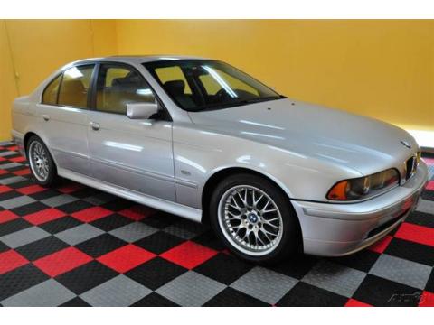 Titanium Silver Metallic BMW 5 Series 530i Sedan.  Click to enlarge.