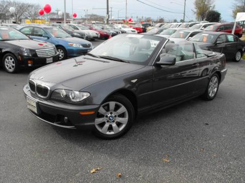 Sparkling Graphite Metallic BMW 3 Series 325i Convertible.  Click to enlarge.