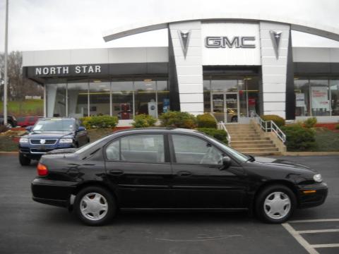 Black Chevrolet Malibu LS Sedan.  Click to enlarge.