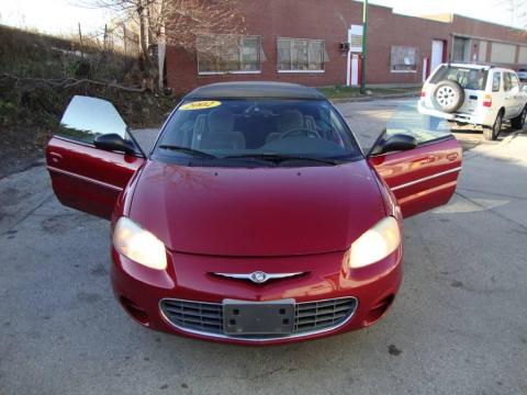 Dark Garnet Red Pearl Chrysler Sebring LX Convertible.  Click to enlarge.