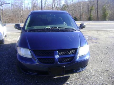 Patriot Blue Pearl Dodge Grand Caravan Sport.  Click to enlarge.
