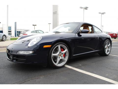 Midnight Blue Metallic Porsche 911 Carrera S Coupe.  Click to enlarge.