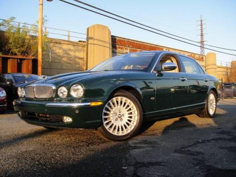 British Racing Green Jaguar XJ Vanden Plas.  Click to enlarge.