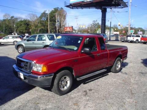 Redfire Metallic Ford Ranger XLT SuperCab.  Click to enlarge.